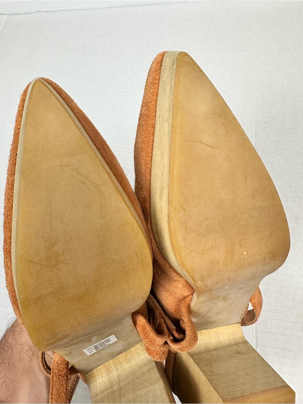 Rachel Comey Suede Level Clog-inspired Slingback Shoe in Blush Size 7.0 - Picture 10 of 16